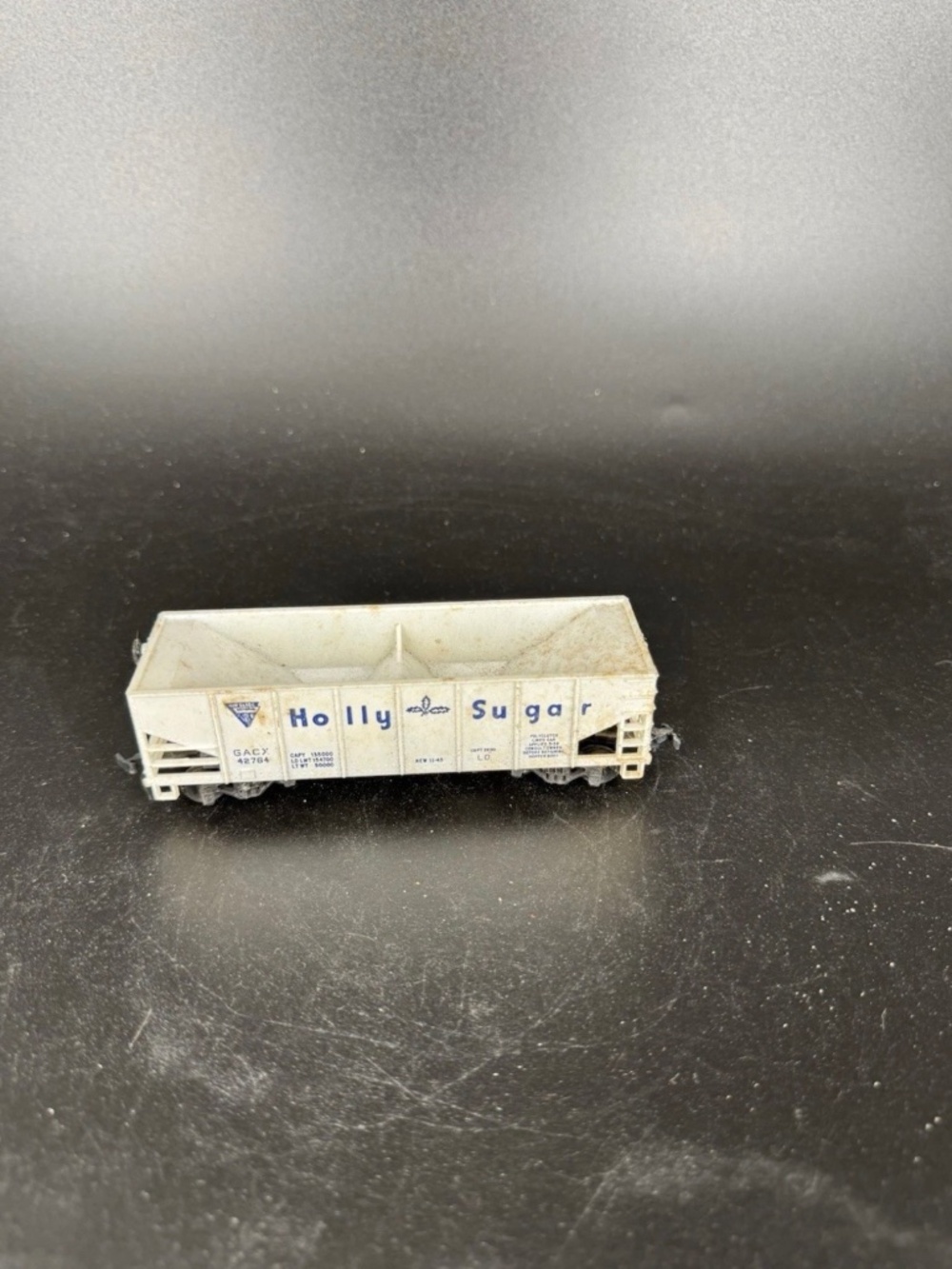 Holly Sugar HO Hopper White Train Car